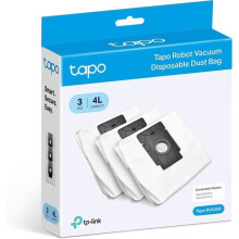 Sacchetti per Polvere Usa e Getta - TP-Link - Tapo RVA200 - Compatibile RV30/RV30 Plus - Confezione da 3 - Bianco