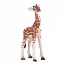 Keräilyfiguuri - ANIMAL PLANET - Nuori giraffi - Käsinmaalattu - Myrkytön - 6,7x3,8x10,5 cm