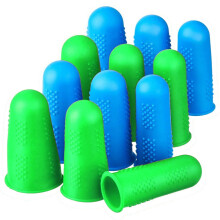 Protectors Sizes Glue Finger Caps 12Pcs Finger Silicone Scalding 3 In Kitchen,Dining & Bar
