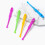 200Pcs Ear Spoon Multi Colors 7x0.8 cm Long Handle 13