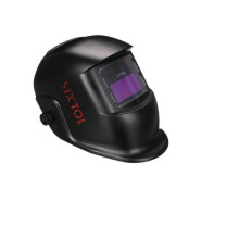SIXTOL Maschera di saldatura a oscuramento automatico WELDING MASK 1, nera SX3043