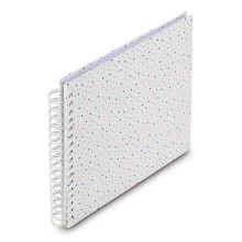 Álbum espiral "Confetti", 28 x 24 cm, 50 páginas brancas