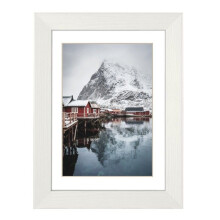 Houten fotolijst "Oslo", wit, 20 x 30 cm