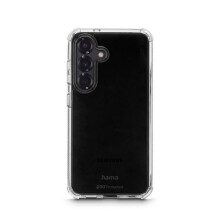 Hoes - HAMA - Samsung Galaxy S25+ - Transparant - Zwarte randen - Extreme bescherming
