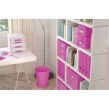 LEITZ Porte-revue WOW, A4, plastique, jaune 0,000000 Noir