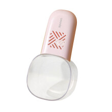 Pink Pet Food Scoop with 3 Sizes, Long Handle, Food-Grade, for Dogs/Cats/Rabbits, Wet or Dry Food, Easy Clean & Accurate – Compatible with Standard
