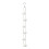 YAMAZAKI - Porte sac à main blanc 6 crochets - H77 cm - Argent 1