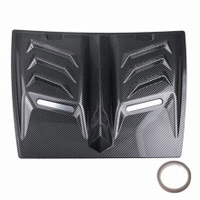 Carbon Fiber Car Air Flow Intake Hood Scoop Vent – Universal Compatible with Most Vehicles