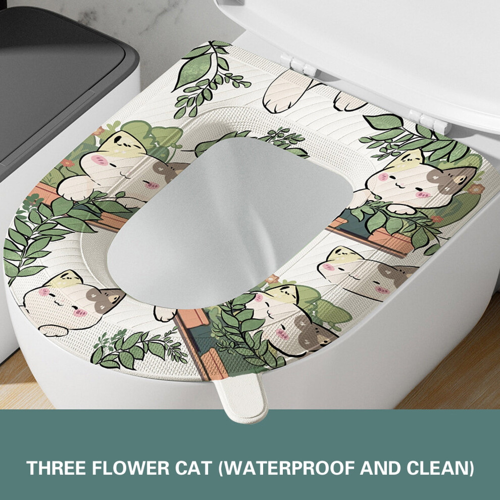 High-Foam Eva Toilet Seat Cushion, Soft Ring Design, Waterproof & Washable, Universal Fit, Heavy-Duty Eva Â Compatible With Standard Toilets 9313598201423