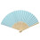 Sunxin folding paper fan 7-inch solid color 1
