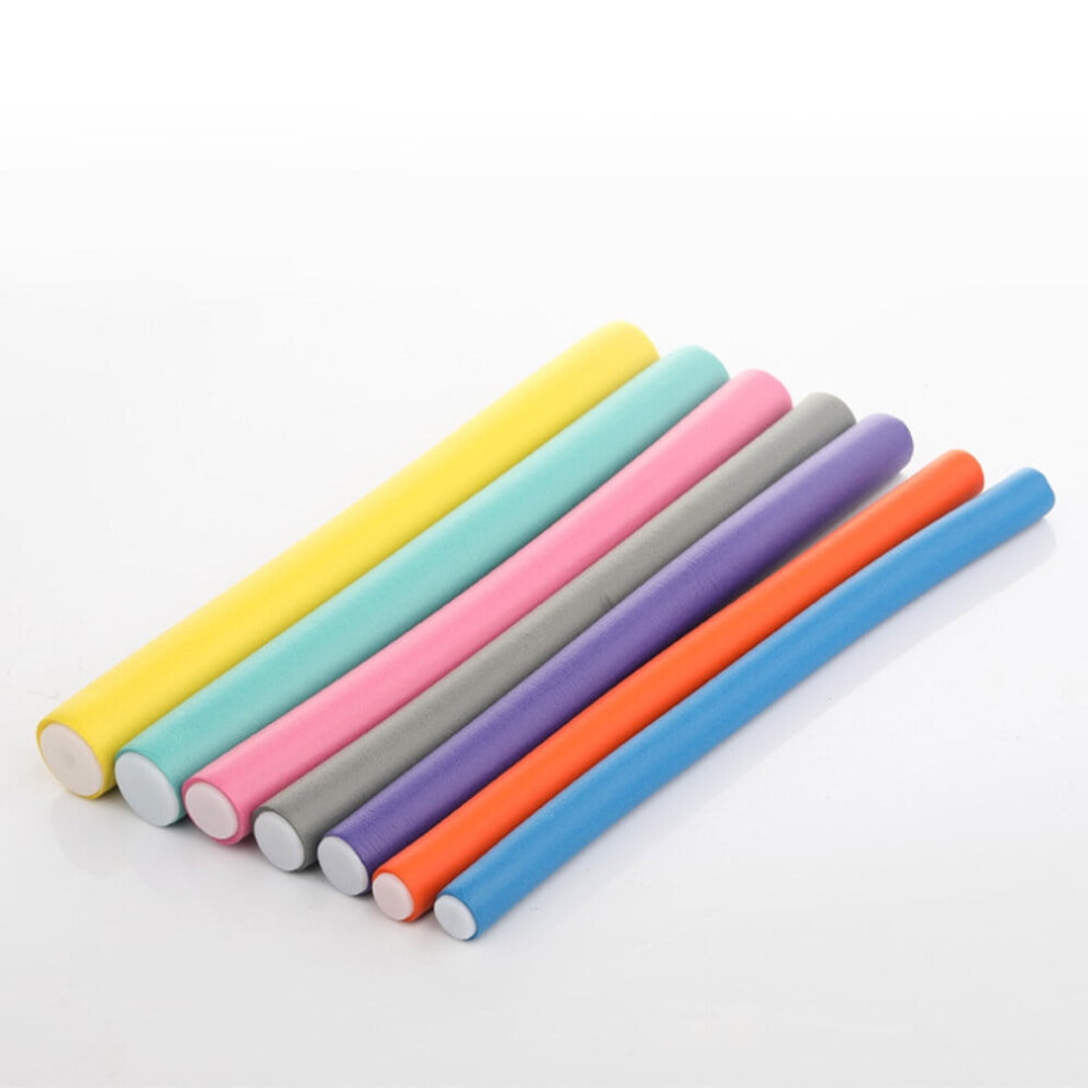 Hair Curler Rubber Rollers Assorted 12 pcs