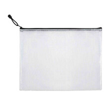 10-Pack Black Mesh Zipper Bags – Water-Resistant Multipurpose Storage for Travel, School, Cosmetics & More