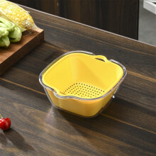 Space-Saving Food-Safe Plastic Drainer Organizer – Modern Kitchen Storage for Veggies, Fruits & Herbs, Large Capacity, Easy Clean