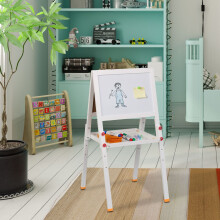 Kinderstaffelei mit Whiteboard und Kreidetafel