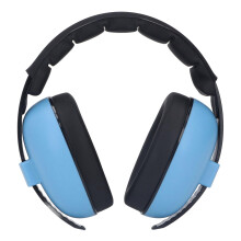 Infant Noise Cancelling Ear Muffs Blue Soft Skin‑Friendly Baby Headphones 1‑Pack
