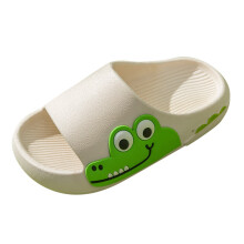 AWZXDE Kids Slippers Boys Dinosaur Slides Summer Outdoor Breathable Non- Soft Thick Bottom Cartoon Garden Footwear For Children