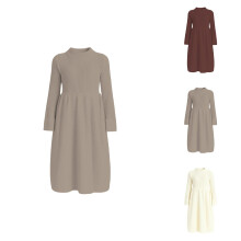 Knit Midi Sweater Dress for Girls Warm Fall Winter Layering