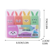 Deep Hole Marker Pens Color Highlighter Style 4 / 5 / 6 Colors Available Color Marker Pen Set 10ML