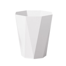 Polygon Small Can Can Wastebasket Garbage Container Rubbish Can Paper Organizer For Bathrooms Laundry Room Kitchens Kids Rooms Dorms
