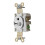 Πρίζα βιομηχανικής ποιότητας HBL5461W20Amp - 6-20R, 250V, Λευκή - Πρίζα ίσιας λεπίδας βαρέως 1