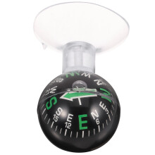 1Pack Tiny Compass Car ABS Material Ball Shape for Automotive Accessories Temperature Checking