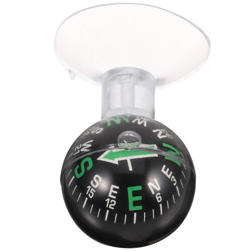 1Pack Tiny Compass Car ABS Material Ball Shape for Automotive Accessories Temperature Checking