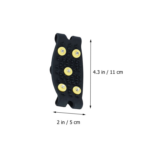 Gripper Spikes Shoes Tpe 3 Pairs Black 1