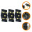 Gripper Spikes Shoes Tpe 3 Pairs Black 4
