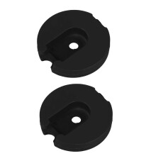 2Pcs Black Round Floor Lamp Base Weight Metal Stabilizer for Table Desk Lamp Support