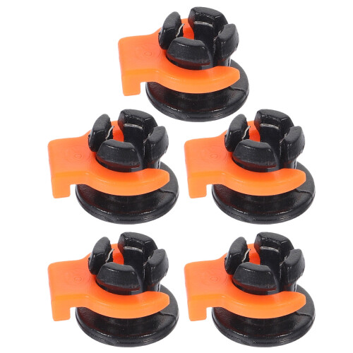 1 Set Plastic Pipe Clamp for 3D Printers Assorted Color Stable Fixing