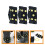 Gripper Spikes Shoes Tpe 3 Pairs Black 5
