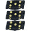Gripper Spikes Shoes Tpe 3 Pairs Black 6