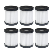 6 st HEPA-filter för XL-618A trådlös handdammsugare, filterelement, reservdelar, tillbehör, 6 * filterelement, som visas
