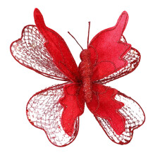 Artificial Butterfly Tree Wall Hanging Pendant Compact Size Fabric for Wedding Party Home Living Room Decor