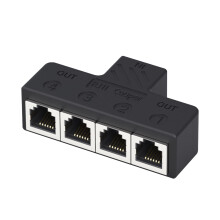 3cestný/4cestný rozbočovač telefonních linek, adaptér, telefonní rozbočovač, rozbočovač telefonních konektorů pro efektivní komunikaci,