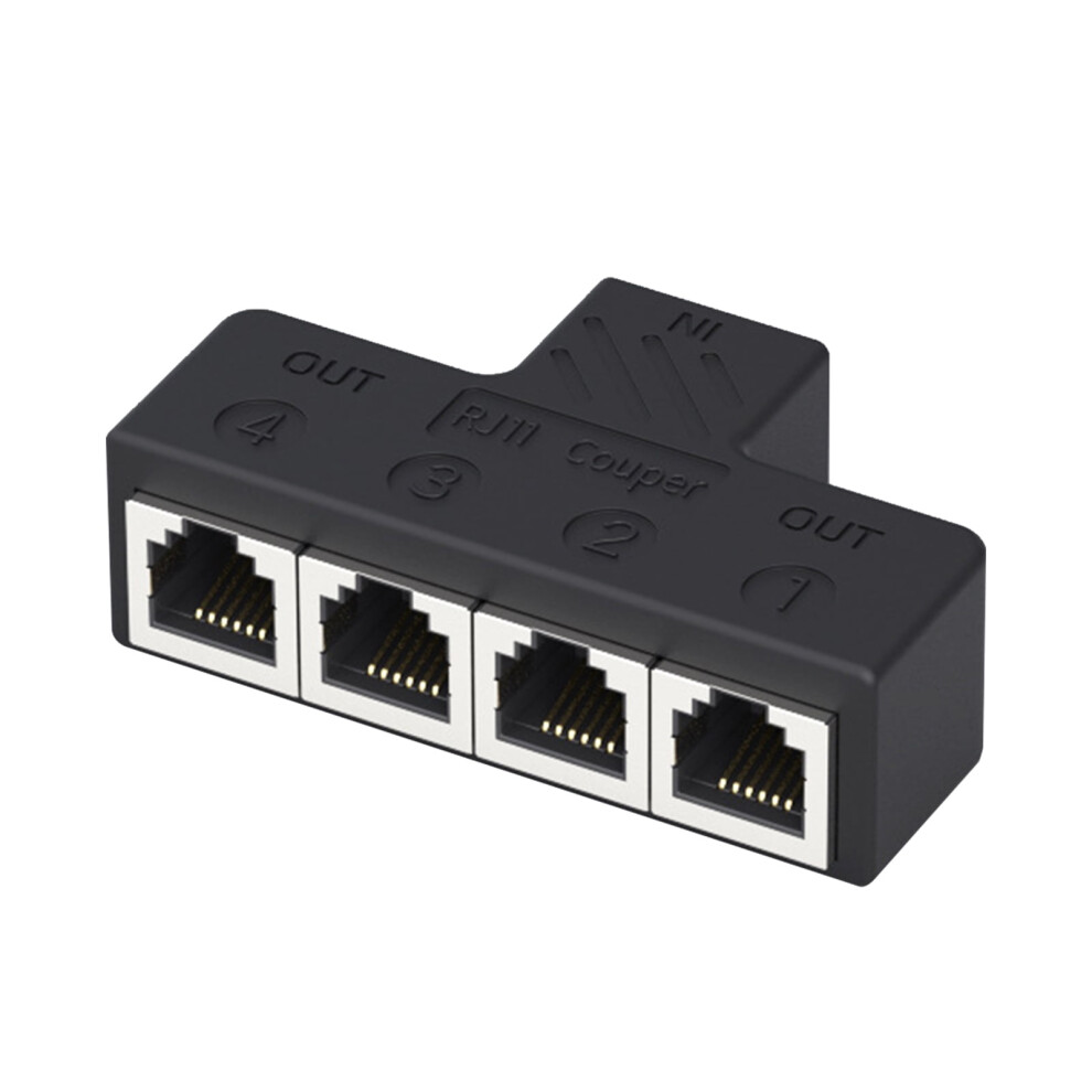 3 Way/4Way Phone Line Splitter Adapter Telephone Splitter Phone Jacks Splitter For Efficient Communication Good Effect 9448990661244