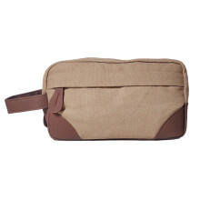 Travel Toiletry Bag - Hanging Toiletry Bag for Men Water Resistant Canvas Shaving Bag with Large Capacity for Travel