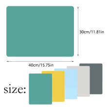 Tapis de comptoir en silicone, grand format et de taille standard. Tapis de cuisine en silicone résistant à la chaleur. Tapis de bricolage en