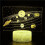 3D Νυχτερινό Φως Galaxy με 16 Χρώματα & Τηλεχειριστήριο – Παιδικό Φωτιστικό 1