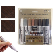 Kratzerreparaturstifte, 16er-Pack – 2,5 ml Ausbesserungsmarker für Böden und Holz, verschiedene Farben, schnelltrocknend und mischbar, geeignet