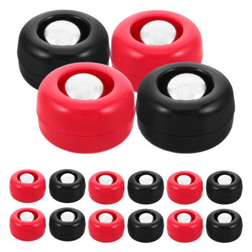 Shuffleboard Pucks Plastic Metal 16 Pcs