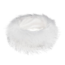 Womens Winter Furry Earwarmer Earmuffs - Cold Weather Ear Covering Russian White