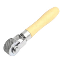 QenASHaing Tire Repair Film Compaction Wheel, Wood and Metal Durable Tool for Faster Adhesion, Professional Garage Workshop Tire Repair Kit Accessory