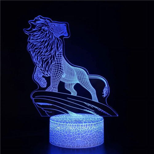 Νυχτερινό φως LED 3D με θέμα τα ζώα και εφέ αλλαγής χρώματος – Διακόσμηση