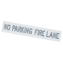 Flexible Silicone Parking Sign Template Strong Bendable Component Outdoor Use Easy to Store for Not Parking Zone