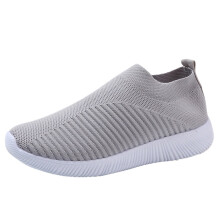 Scarpe da donna Fzm estive leggere in mesh, casual, da viaggio, sneakers antiscivolo, scarpe da corsa nere US7.5