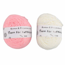 High-Quality Cotton Crochet Yarn Soft Blended Fiber for Amigurumi and Home Decor, Natural Blended Yarn with Excellent Elasticity and Breathability,