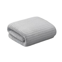Badetuch aus Korallenvlies, Grau, 63 x 35,5 Zoll