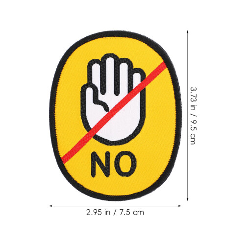 Do Not Touch Signification Logo Étiquette Pour Chiot Animal Compagnie 1