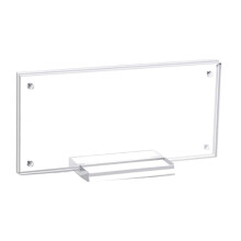 Porte-billets en acrylique transparent, étui de protection pour billets de banque, boîte de présentation en acrylique transparent pour billets de